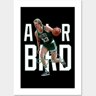 Larry Bird Legend Air Bird Basketball Signature Vintage Retro 80s 90s Bootleg Rap Style Posters and Art